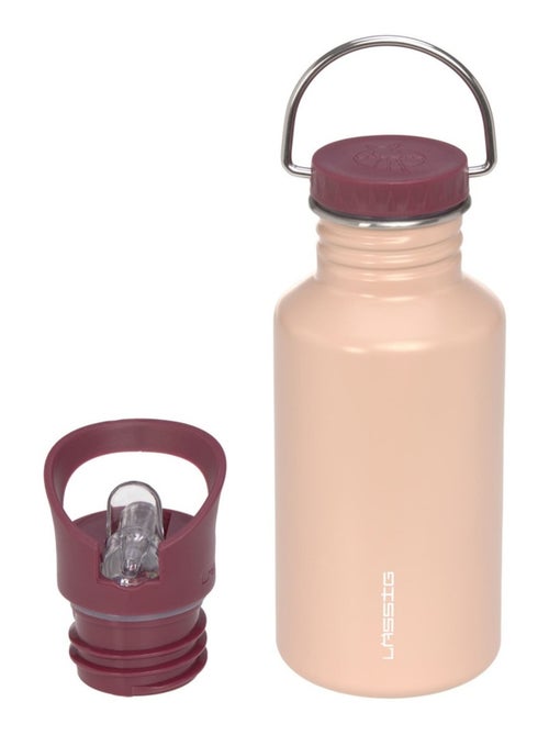 Gourde en inox 500 ml Unie Rose - Kiabi