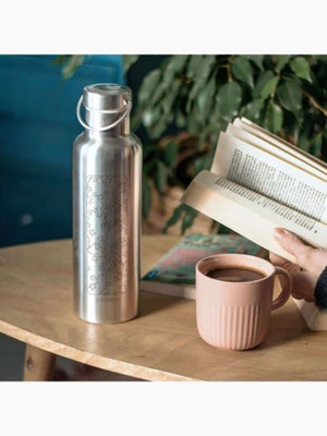 HoneyHolly Gourde Isotherme - 750ml Bouteille Isotherme Avec Isolation Par Double Paroi Gourde, Gourde INOX Isotherme Anti Fuite Reutilisable Sans BPA Pour Sport, Gym, Randonnée