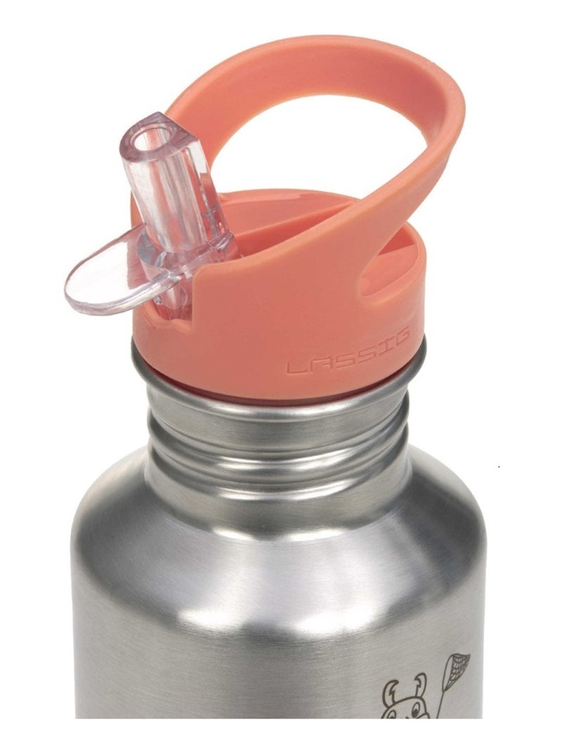 Gourde en inox Nature Rose - Kiabi