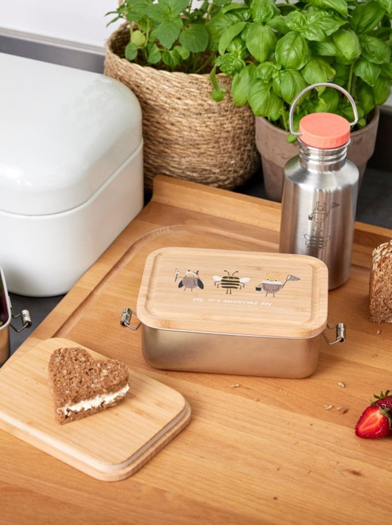 Gourde en inox Nature Rose - Kiabi