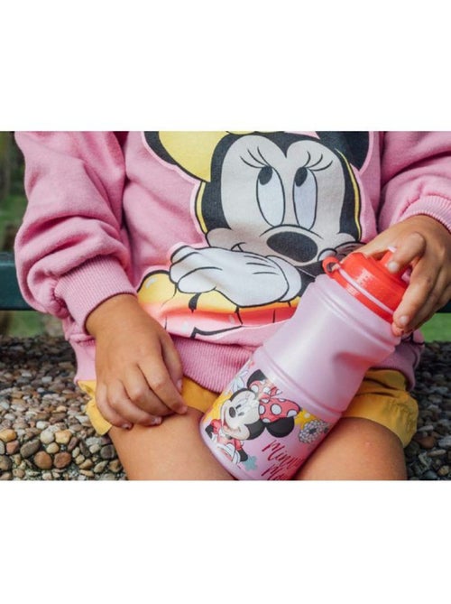 Gourde en plastique - disney - minnie mickey - 380 ml - sans bpa - rose - Kiabi