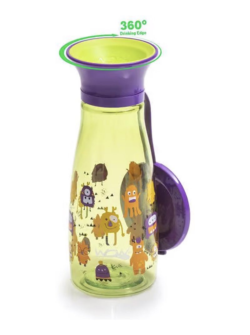 Gourde enfant 360°  - Antifuite et Ergonomique 350 ml Wow Cup Jaune - Kiabi