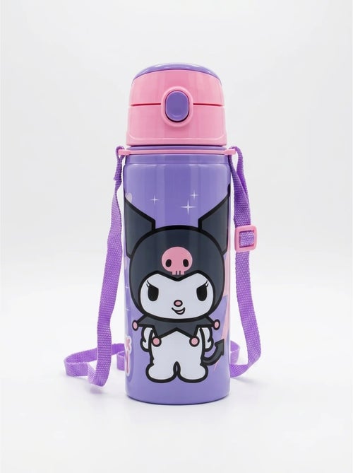 Gourde enfant 600 ml avec poignée kuromi sanrio - Kiabi
