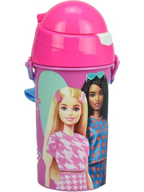 Gourde enfant Barbie Best Friends 500 ml PVC – Sangle amovible - Kiabi