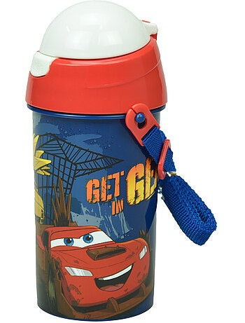 Gourde enfant Cars FlashMcQueen PVC 500 ml – Sangle amovible CARS