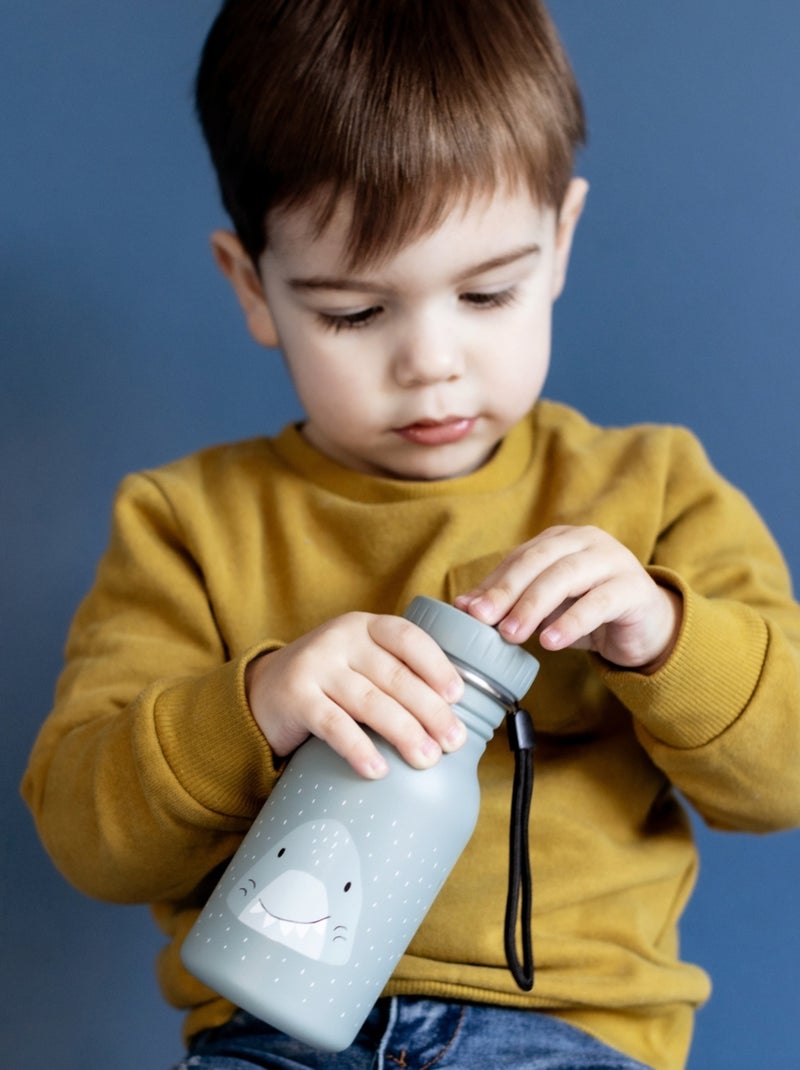 Gourde enfant en acier inoxydable 350 ml Gris - Kiabi