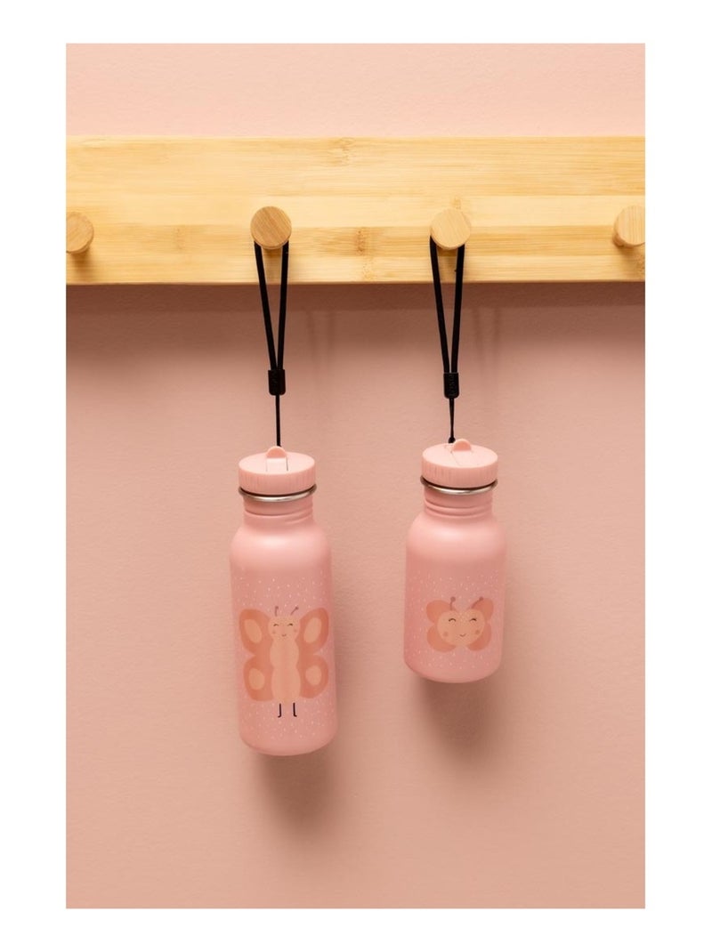 Gourde enfant en acier inoxydable 350 ml Rose - Kiabi