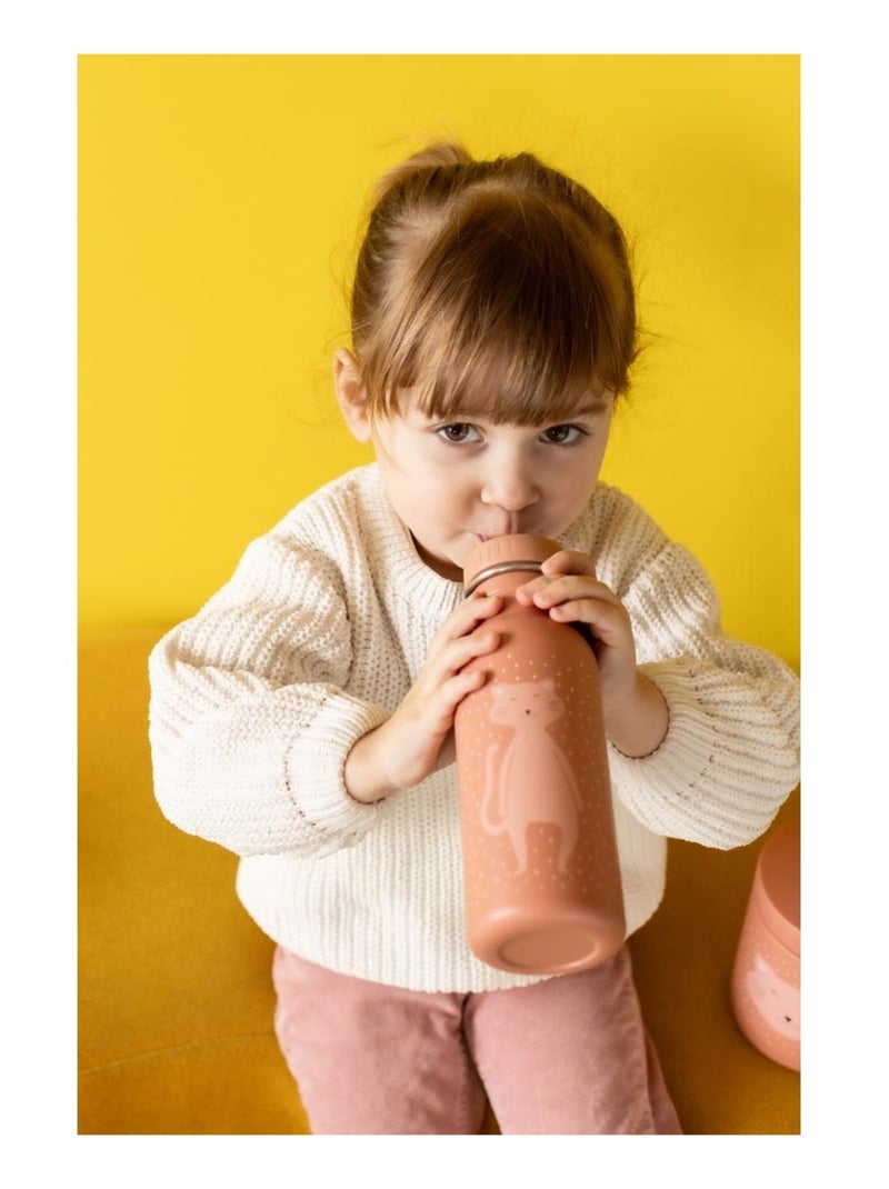Gourde enfant en acier inoxydable 500 ml Rose - Kiabi