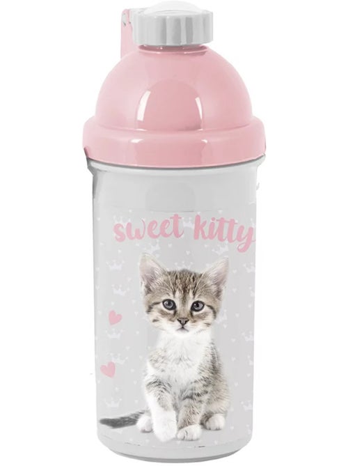 Gourde enfant en plastique motif chat 'Sweet Kitty' – 18 cm La boutique des toons - Kiabi