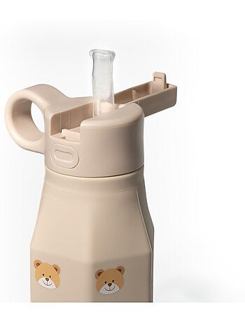 Gourde enfant en silicone mabebi 350 ml – idéale pour l'école et la rentrée - ours
