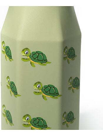 Gourde enfant en silicone mabebi 350 ml – idéale pour l'école et la rentrée - tortue