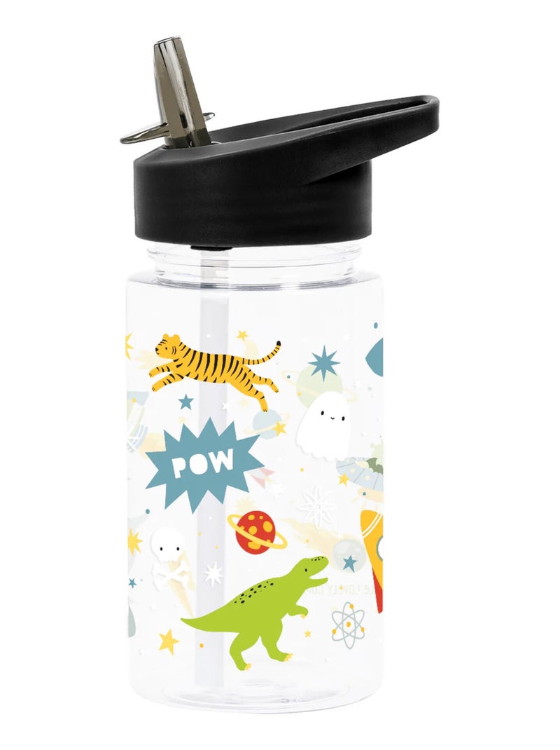 Gourde enfant ergonomique 450 ml A Little Lovely Company Noir - Kiabi
