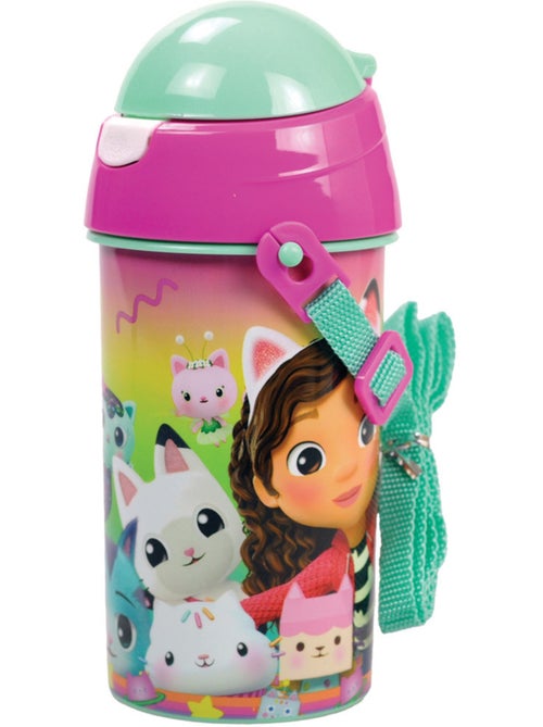 Gourde enfant gabby et la maison magique arc-en-ciel 500 ml - Kiabi
