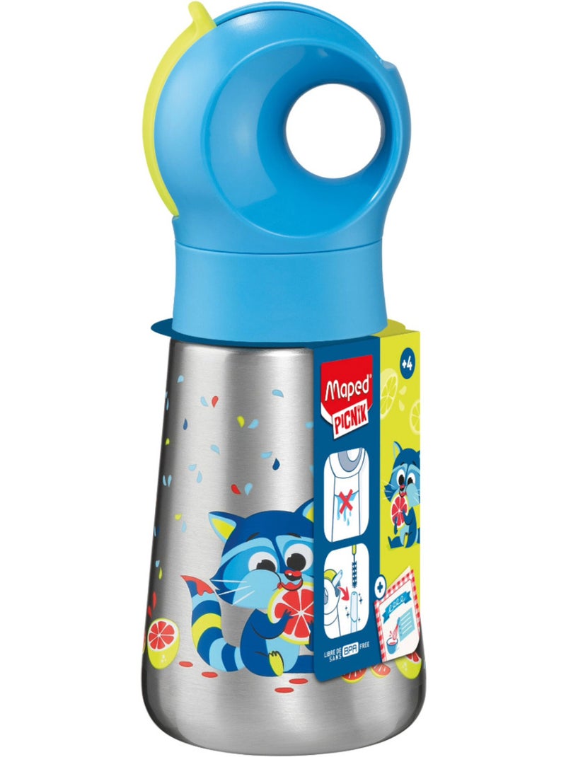 Gourde enfant inox étanche Bleu - Kiabi