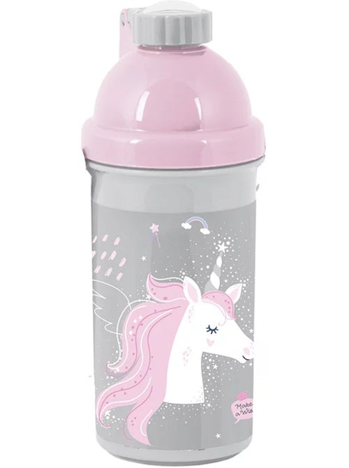 Gourde enfant licorne 'Make a Wish!' en plastique 18 cm – CMP - Kiabi Gourde enfant licorne 'Make a Wish!' en plastique 18 cm – CMP - Kiabi