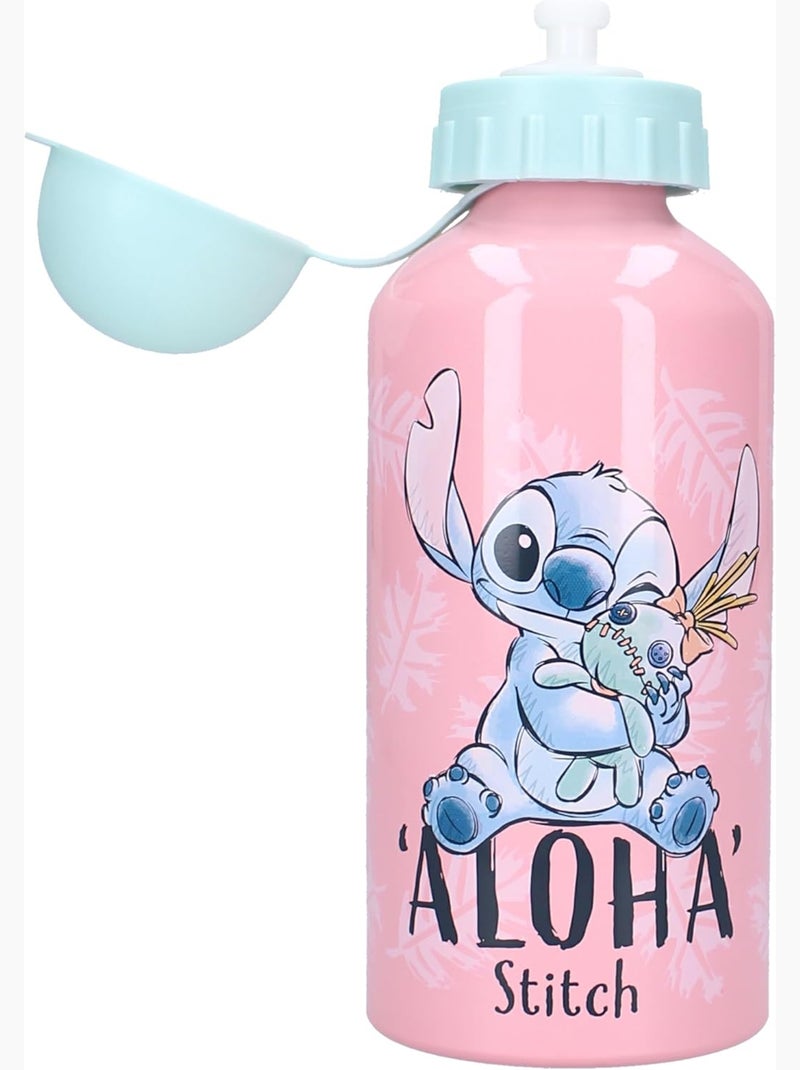 Gourde enfant Lilo & Stitch de 500 ml - Aluminium Rose - Kiabi