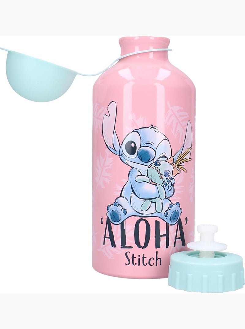 Gourde enfant Lilo & Stitch de 500 ml - Aluminium Rose - Kiabi