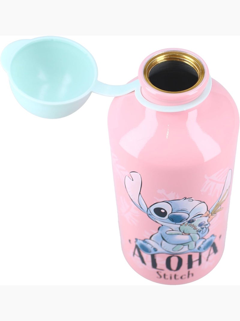 Gourde enfant Lilo & Stitch de 500 ml - Aluminium Rose - Kiabi