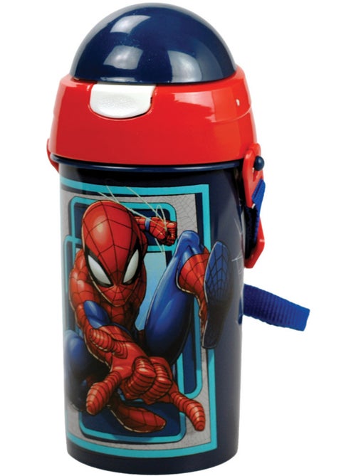 Gourde enfant Spiderman 500 ml PVC – sangle amovible - Kiabi Gourde enfant Spiderman 500 ml PVC – sangle amovible - Kiabi
