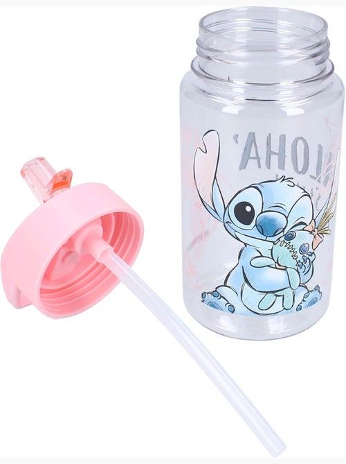 Gourde enfant Stitch de 450 ml avec paille intégrée - Kiabi