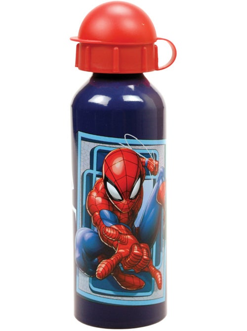 Gourde enfants aluminium 'Spider-Man' 520 ml avec poignée SPIDERMAN - Kiabi