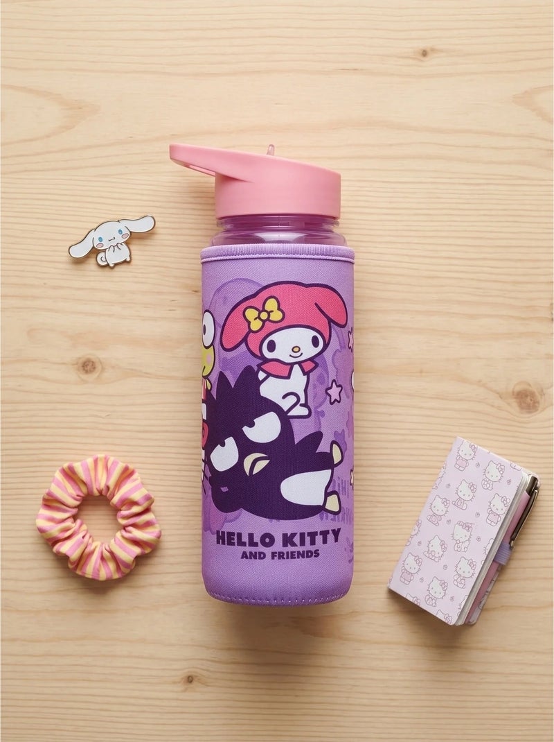 Gourde étanche 600 ml avec paille hello kitty sanrio Rose - Kiabi