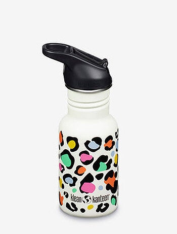 Gourde Inox 355 ml bouchon Sport leopard print