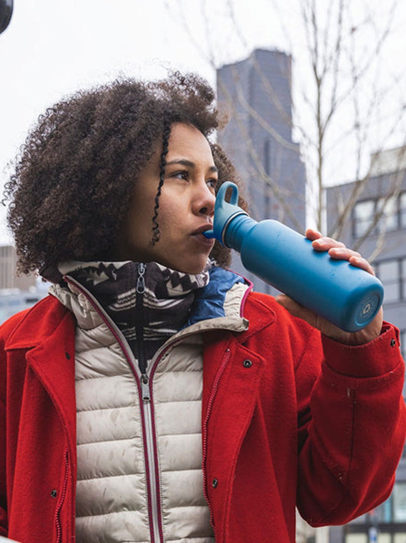 Gourde Inox Classique 532 ml bouchon sport peach parfait Rose - Kiabi