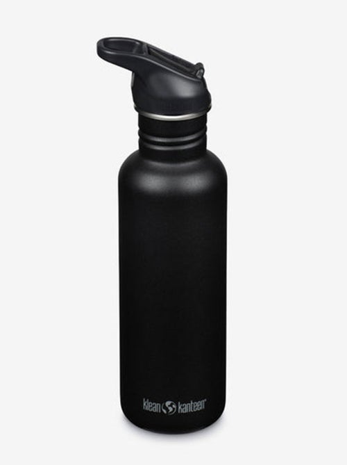 Gourde Inox Classique 800 ml bouchon Sport black - Kiabi