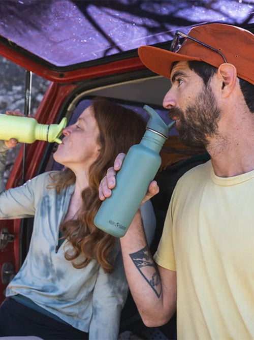 Gourde Inox Classique 800 ml bouchon Sport peach parfait - Kiabi