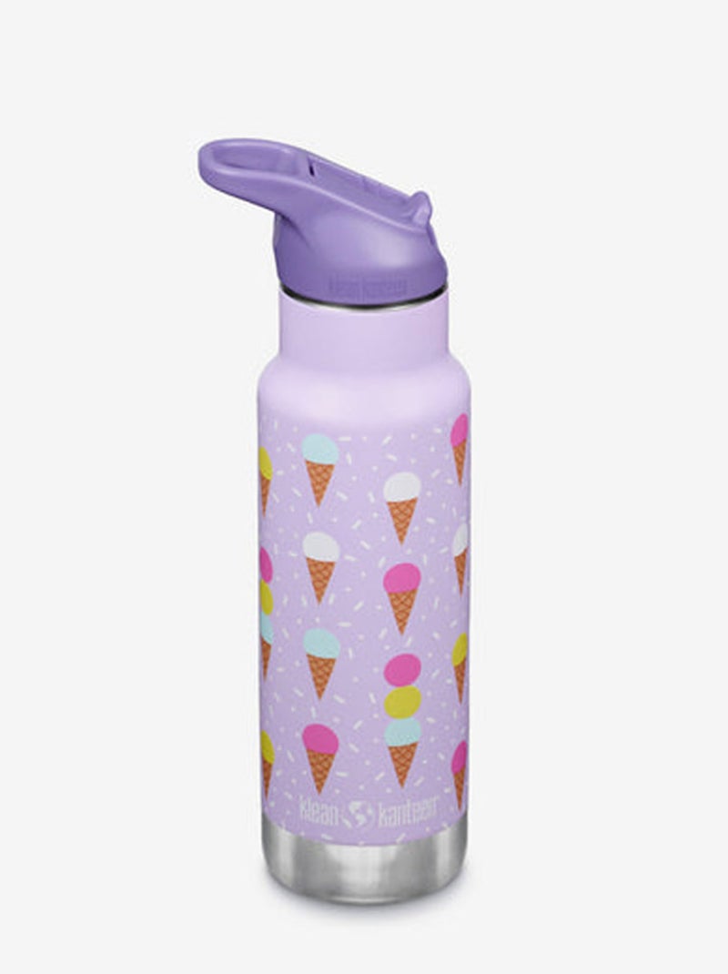 Gourde Inox Isotherme 355 ml bouchon Sport ice cream Violet - Kiabi