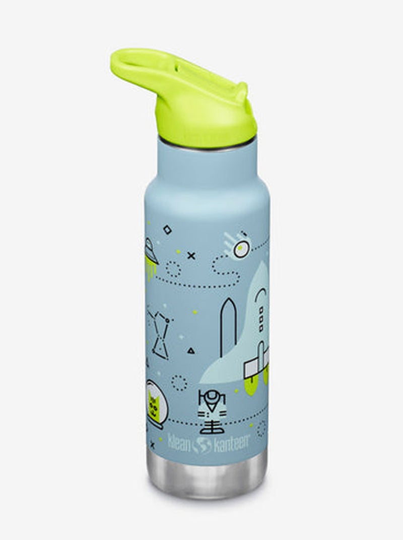 Gourde Inox Isotherme 355 ml bouchon Sport launch plan Bleu - Kiabi