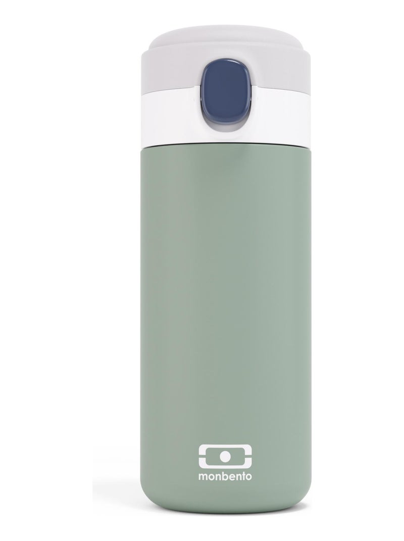 Gourde isotherme à bec verseur pour enfant 360ml 'MB Pop' Vert Natural Blanc Vert Gris - Kiabi