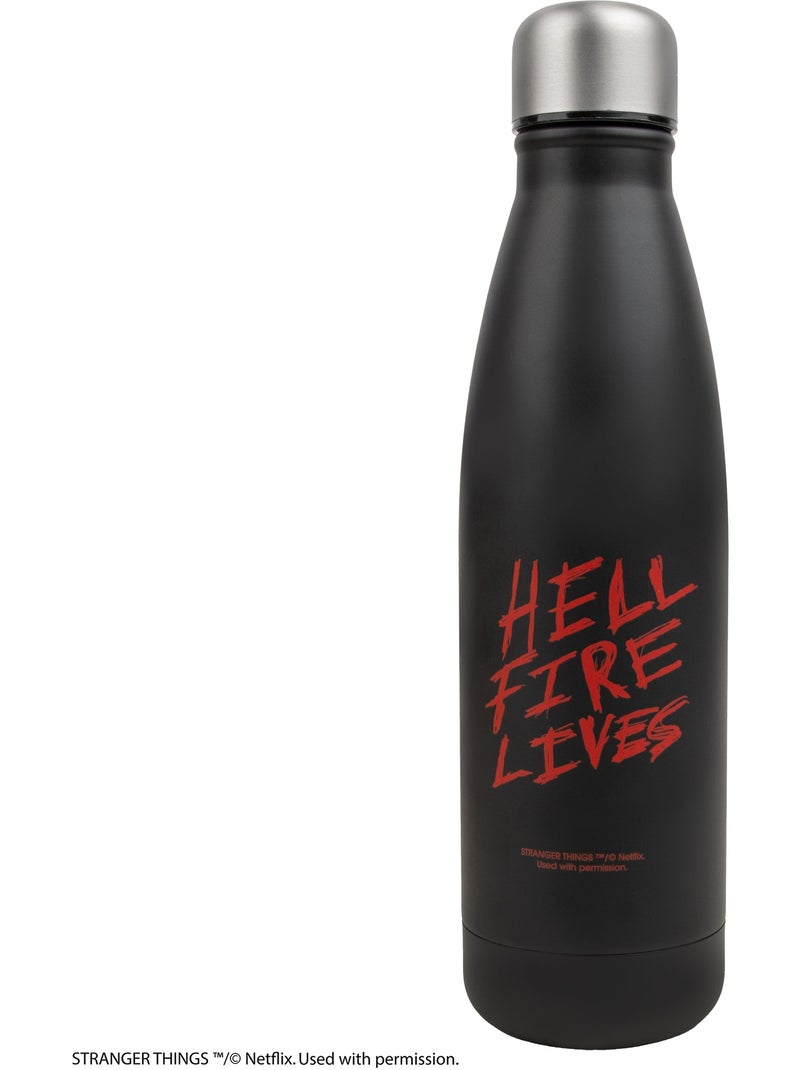 Gourde Isotherme Hellfire Lives - Stranger Things Noir - Kiabi
