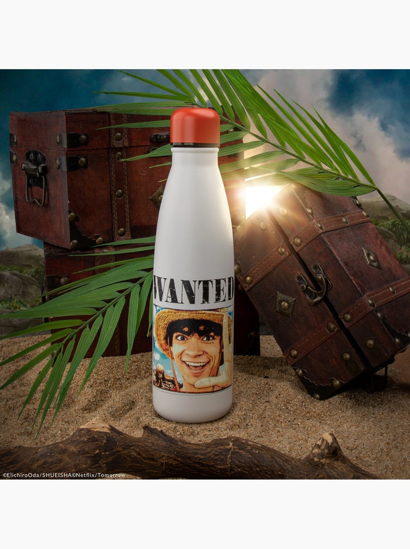 Gourde Isotherme Luffy WANTED - One Piece Blanc - Kiabi
