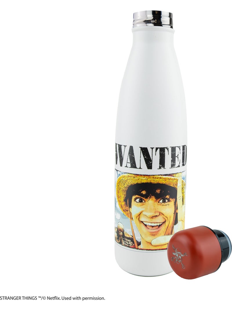 Gourde Isotherme Luffy WANTED - One Piece Blanc - Kiabi