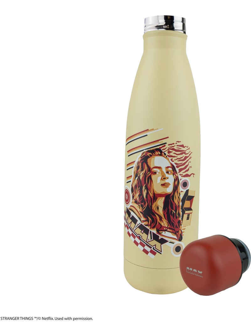 Gourde Isotherme Max Mayfield - Stranger Things Beige - Kiabi