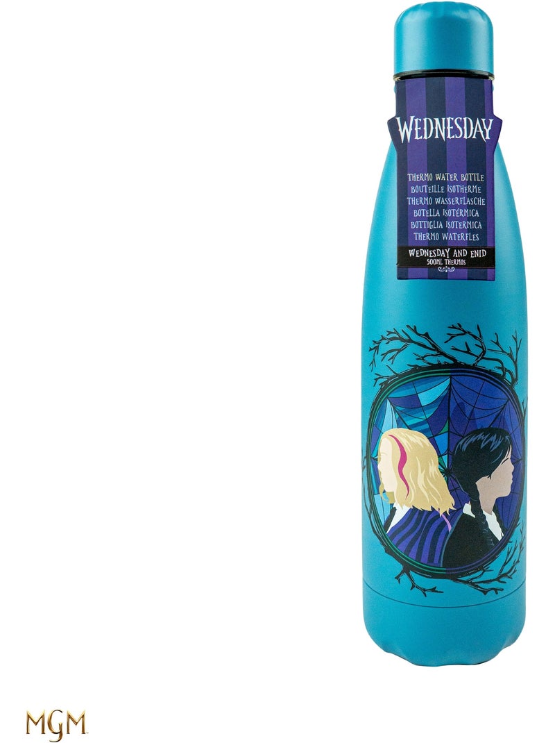 Gourde Isotherme Mercredi et Enid - Mercredi Bleu - Kiabi