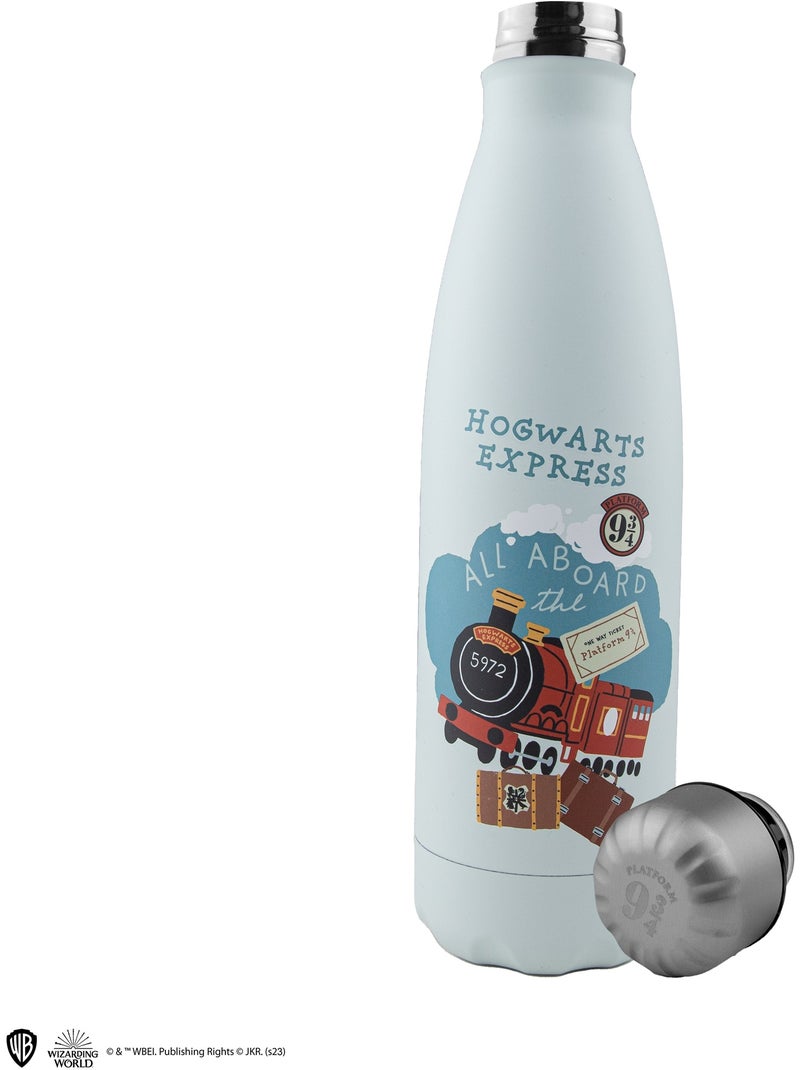 Gourde Isotherme Poudlard Express - Harry Potter Bleu - Kiabi