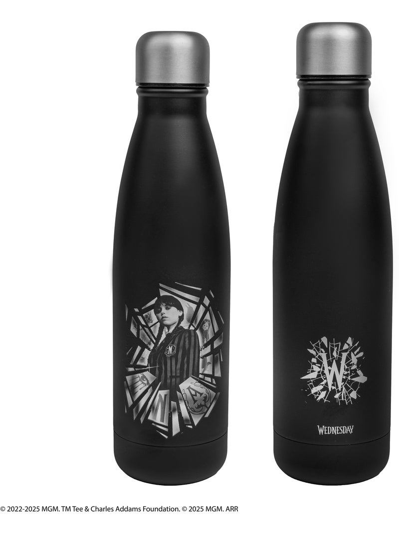 Gourde Isotherme Reflets brisés - Mercredi Noir - Kiabi