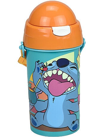 Gourde isotherme 'Stitch' 500 ml avec paille et sangle amovible LILO_ET_STITCH