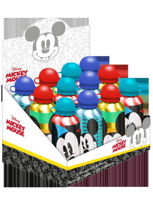 Gourde Jaune bouchon rouge Disney Mickey - 500 ml - Kiabi