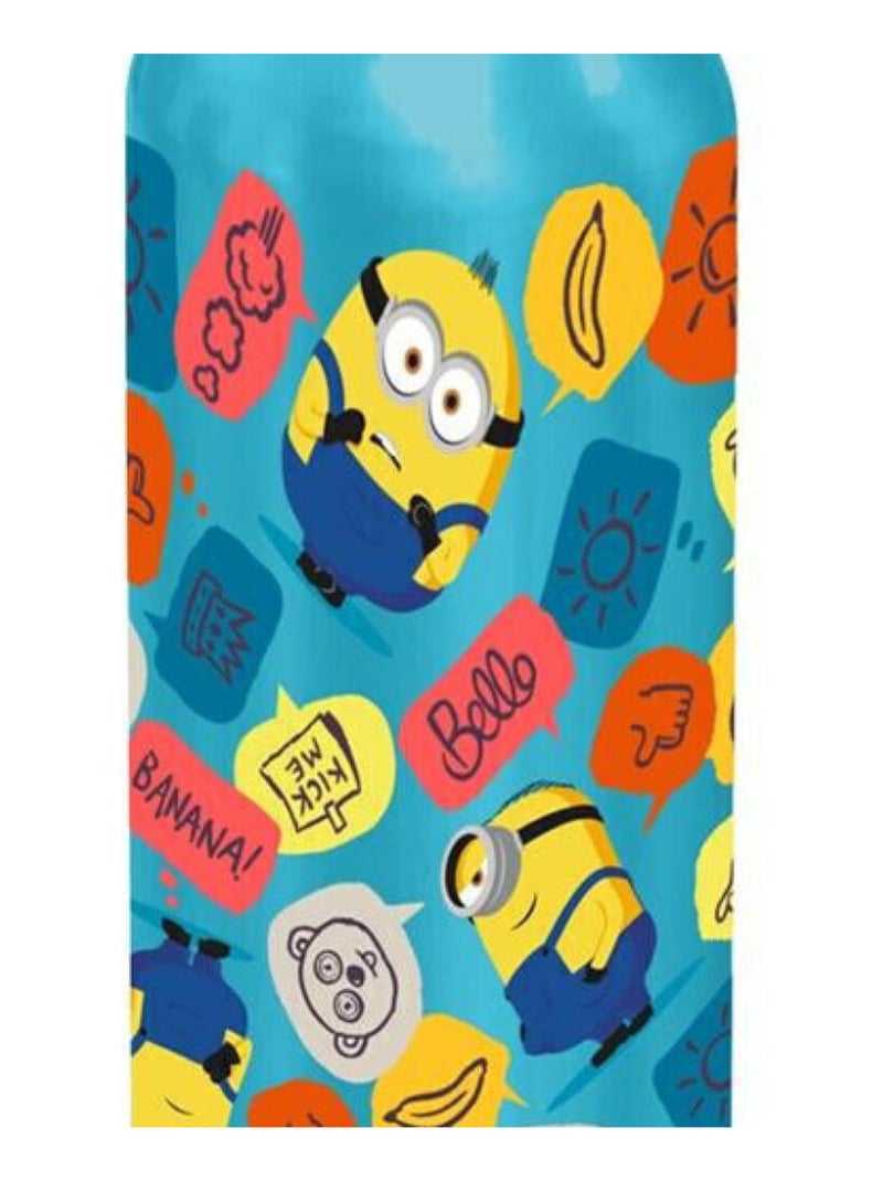 Gourde Les Minions Bleue Bouchon Bleu Foncé - 500 ml Bleu - Kiabi