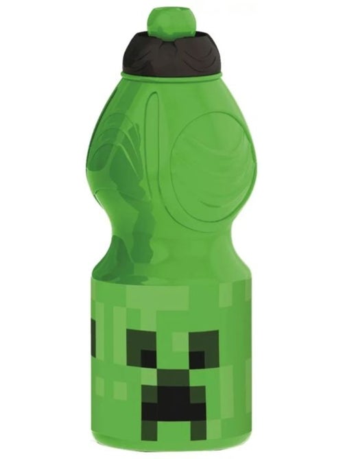 Gourde plastique - minecraft - 400 ml - vert - sans bpa - multisport - Kiabi Gourde plastique - minecraft - 400 ml - vert - sans bpa - multisport - Kiabi
