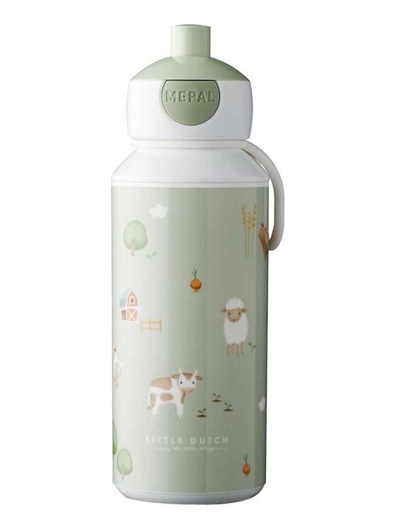 Gourde pop-up Campus 400 ml Little Dutch - Little Farm Multicolore - Kiabi