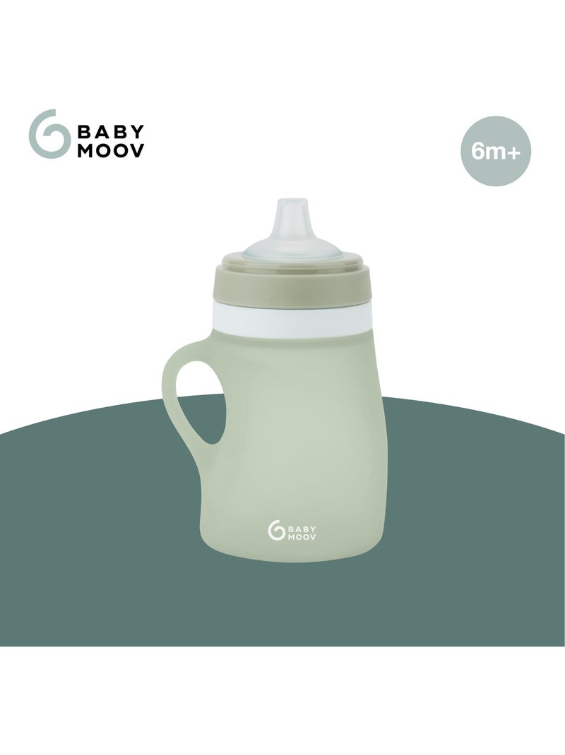 Gourde pour bébé en silicone 'babymoov' Vert - Kiabi