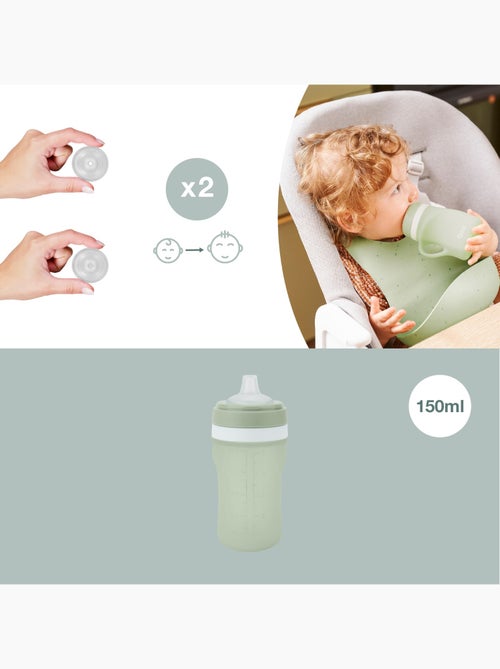 Gourde pour bébé en silicone 'babymoov' - Kiabi