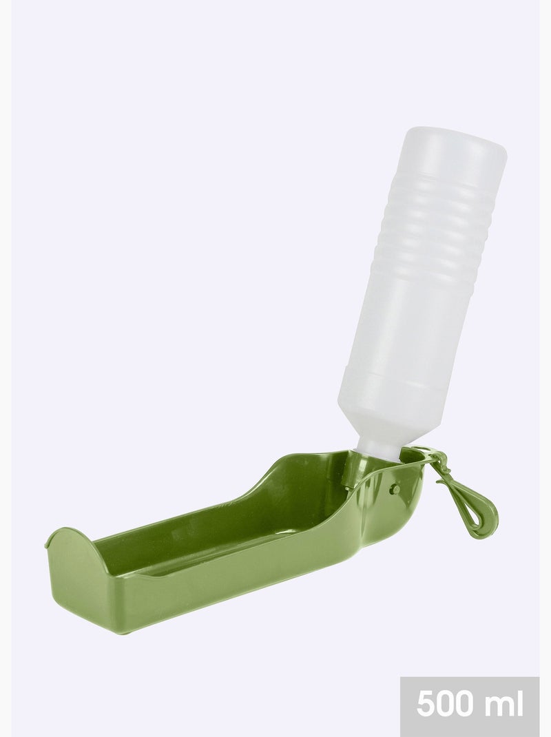 Gourde pour chien 500ml avec dragonne Vert - Kiabi