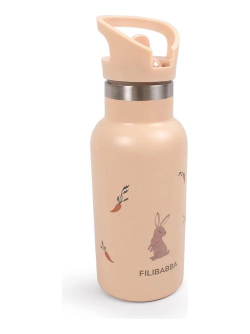 Gourde pour enfant en inox isotherme 350 ml, Lapin Filibabba - Kiabi