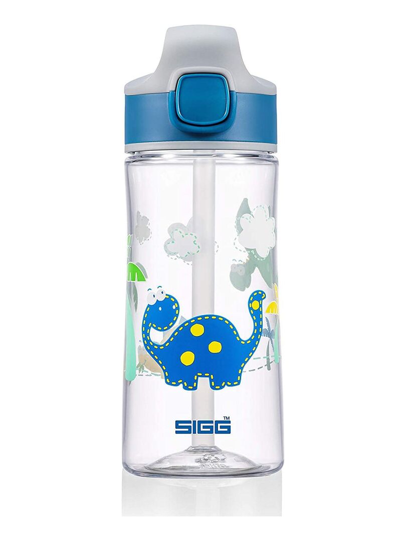 Gourde pour enfant en plastique, Dino, 0,45L - Bleu - Kiabi - 25.90€
